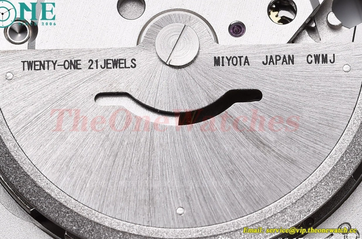 RG MY8215 De RG GDF Dial White Bleu Dia Ballon Cartier 42mm 0128